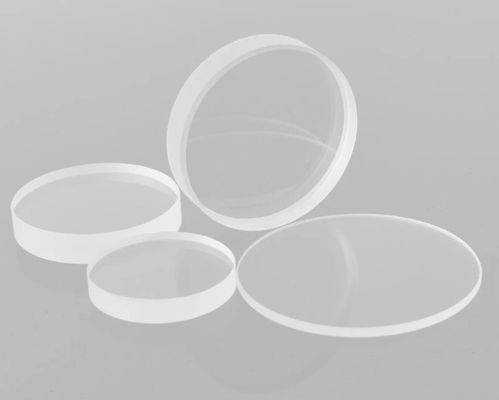 9.8mm سميكة عدسة واقية ليزر D30 تنصهر عدسة ليزر ألياف السيليكا
