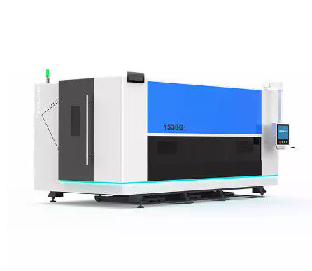 2000W / 3000W CNC الألياف آلة القطع بالليزر مع طاولة واحدة