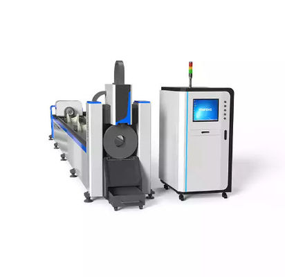 6016T 6000w الألياف الليزر القاطع الليزر آلة قطع الأنابيب المعدنية التغذية التلقائية