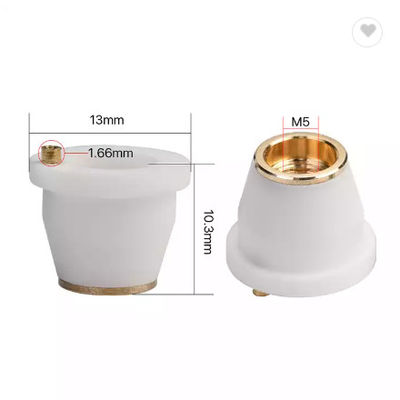 D13mm ألومينا ليزر فوهة حامل ألياف الليزر أجزاء M5 الموضوع